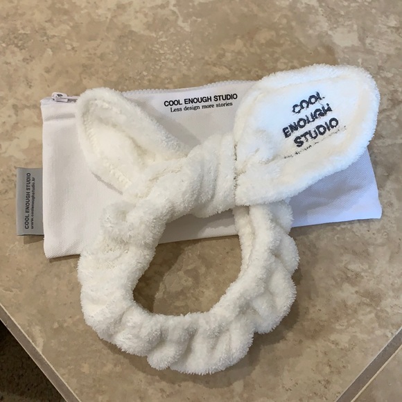 Cool Enough Studio Accessories - Cool Enough Studio | Bunny Ears Headband & Pouch